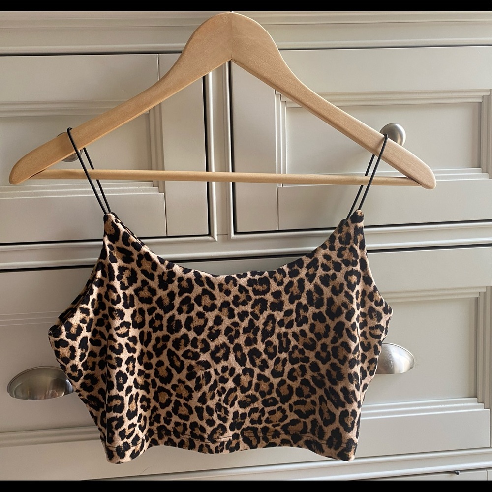 Windsor cheetah crop top